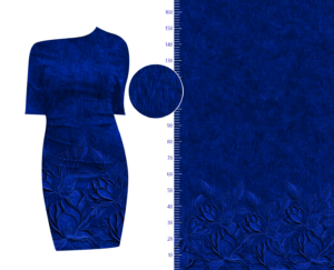 Vorbestellung · Blumen, blau · Modal French Terry